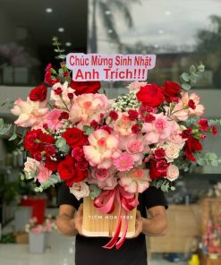 Hộp hoa tươi sinh nhật